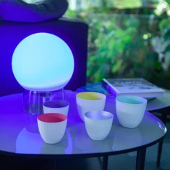 LED-Dekokugel Globe Mit RGBW-Farbwechsel, Weiß -Heimbeleuchtung 10000464 7