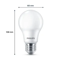 Philips LED-Lampe E27 8W 806lm 2.700K Matt 6er -Heimbeleuchtung 10004558 2