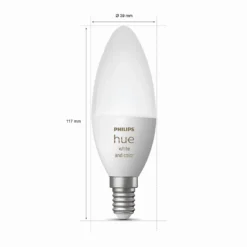 6x Philips Hue Kerze White&Color Amb. E14 5,3W -Heimbeleuchtung 10009928 2