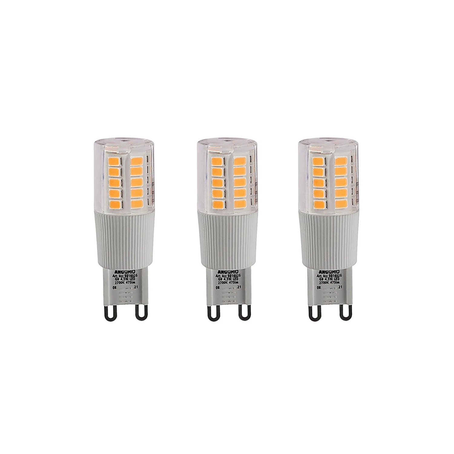 Arcchio LED-Stiftsockellampe G9 4,5W 2.700K 3er 1 Arcchio LED-Stiftsockellampe G9 4,5W 2.700K 3er