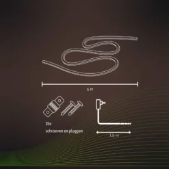 Calex Smart Outdoor LED Striplight, RGBW, 5m -Heimbeleuchtung 10011070 2