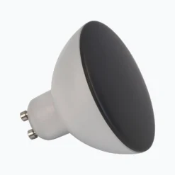 LED-Lampe GU10 4,9W CCT 2.700/4.000K Ø 7cm Schwarz