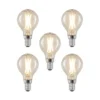 LED-Filamentlampe E14 4W 2700K Tropfen Dimmbar 5er