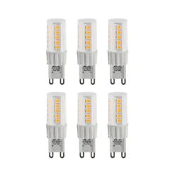 Arcchio LED-Stiftsockellampe G9 3,5W 827 6er-Set