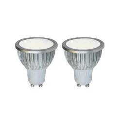 Hochvolt LED-Reflektor GU10 5W 830 85° 2er-Set