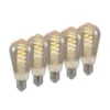 Lucande LED E27 ST64 4W 1.800K Dimmbar Smoke 5-er