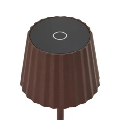Lindby Esali LED-Akku-Tischleuchte, Rostbraun -Heimbeleuchtung 10012694 4
