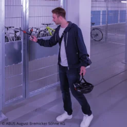 ABUS Touch Fingerabdruck-Vorhängeschloss, 4,5 Cm -Heimbeleuchtung 10013164 2