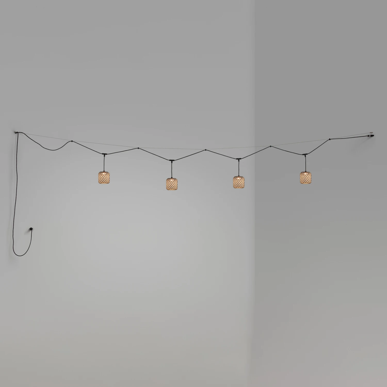 Bover Nans S/16/4L LED-Außen-Pendelleuchte, Braun 2 Bover Nans S/16/4L LED-Außen-Pendelleuchte, Braun – Bild 2