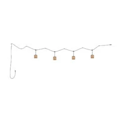 Bover Nans S/16/4L LED-Außen-Pendelleuchte, Braun