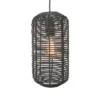 GOOD & MOJO Tanami Hängeleuchte, 18x35cm, Schwarz