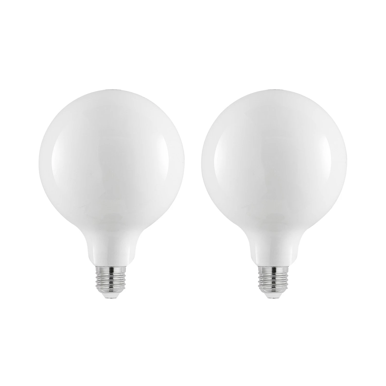 LED-Lampe E27 8W 2.700K G125 Dimmbar Opal 2er-Set 1 LED-Lampe E27 8W 2.700K G125 Dimmbar Opal 2er-Set