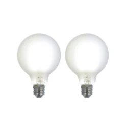Prios LED-E27-Leuchtmittel G95 7W WLAN Matt 2er