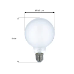 Prios LED-E27-Leuchtmittel G95 7W WLAN Matt 3er -Heimbeleuchtung 10018328 4