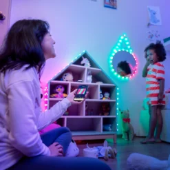 Twinkly Candies Herzen Bluetooth WLAN RGB Grün 12m -Heimbeleuchtung 10018786 3