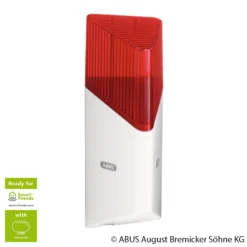 Heimbeleuchtung 3 ABUS Smartvest Funk-Sirene Innen Und Außen