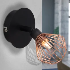 BRILLIANT Wandleuchte Dalma