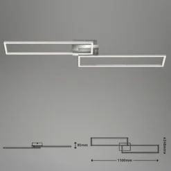 Deckenlampe Frame WiFi CCT, Fernbedienung, Alu 11 Deckenlampe Frame WiFi CCT, Fernbedienung, Alu -Heimbeleuchtung 1510518 2