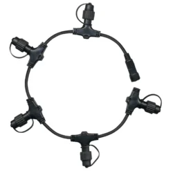 Erweiterungskabel Ring M. 5 Anschlüssen, System 24 6 Erweiterungskabel Ring M. 5 Anschlüssen, System 24 -Heimbeleuchtung 1522150 2