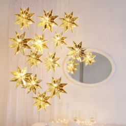 Perforierter Stern In Glänzendem Messing -Heimbeleuchtung 1522269 5