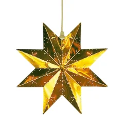 Perforierter Stern In Glänzendem Messing -Heimbeleuchtung 1522269 6