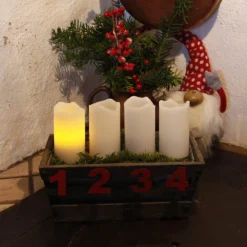 4-er Set - Candle LED-Kerzen M. Fernbedienung Weiß -Heimbeleuchtung 1522511 2