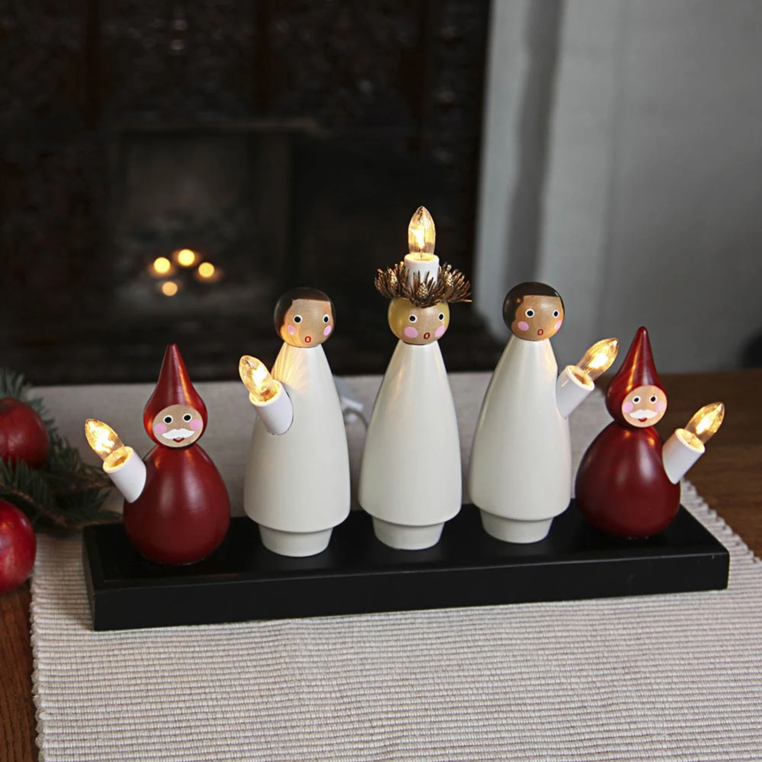 Kerzenleuchter Luciakör Mit Chormotiv, 5-flammig 4 Kerzenleuchter Luciakör Mit Chormotiv, 5-flammig – Bild 4