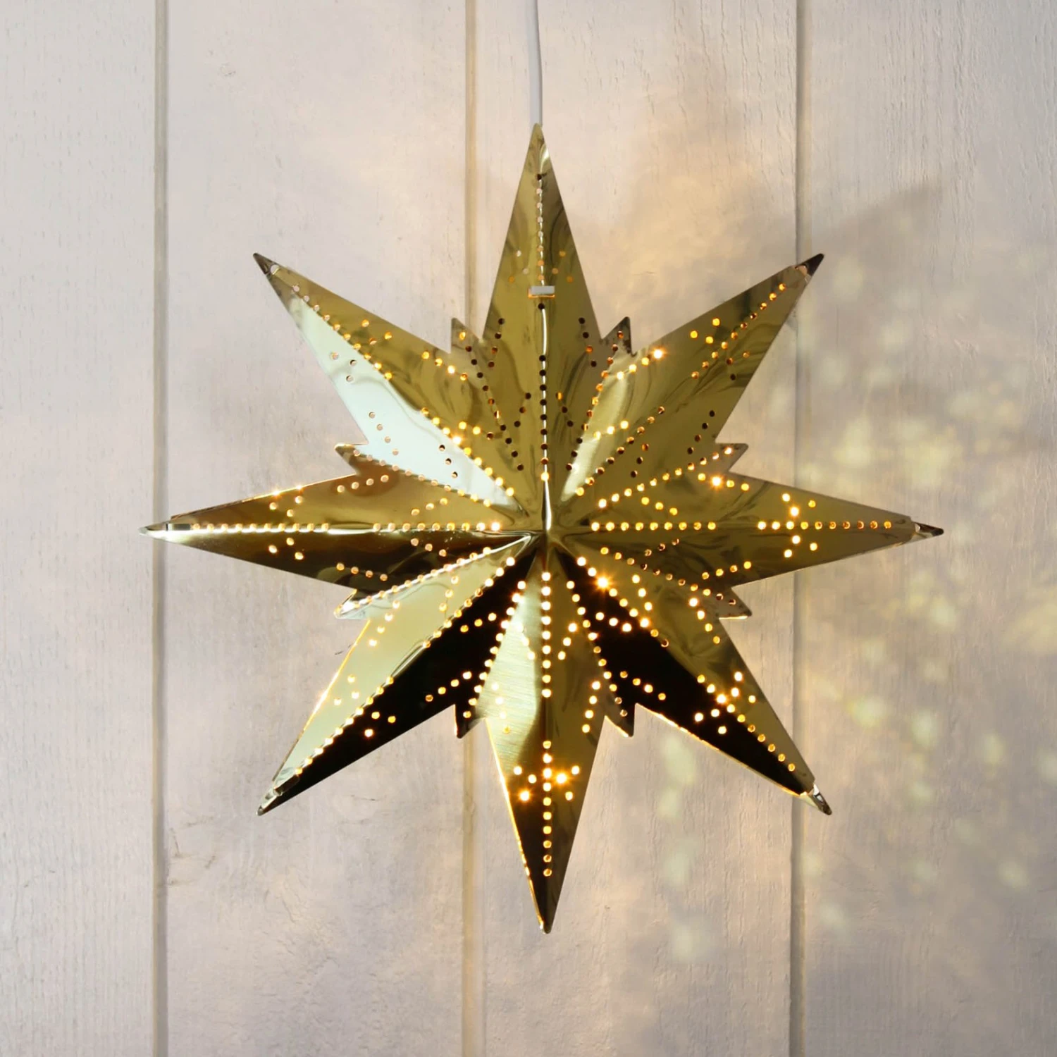 Goldfarbener Metallstern Mini 5 Goldfarbener Metallstern Mini – Bild 5