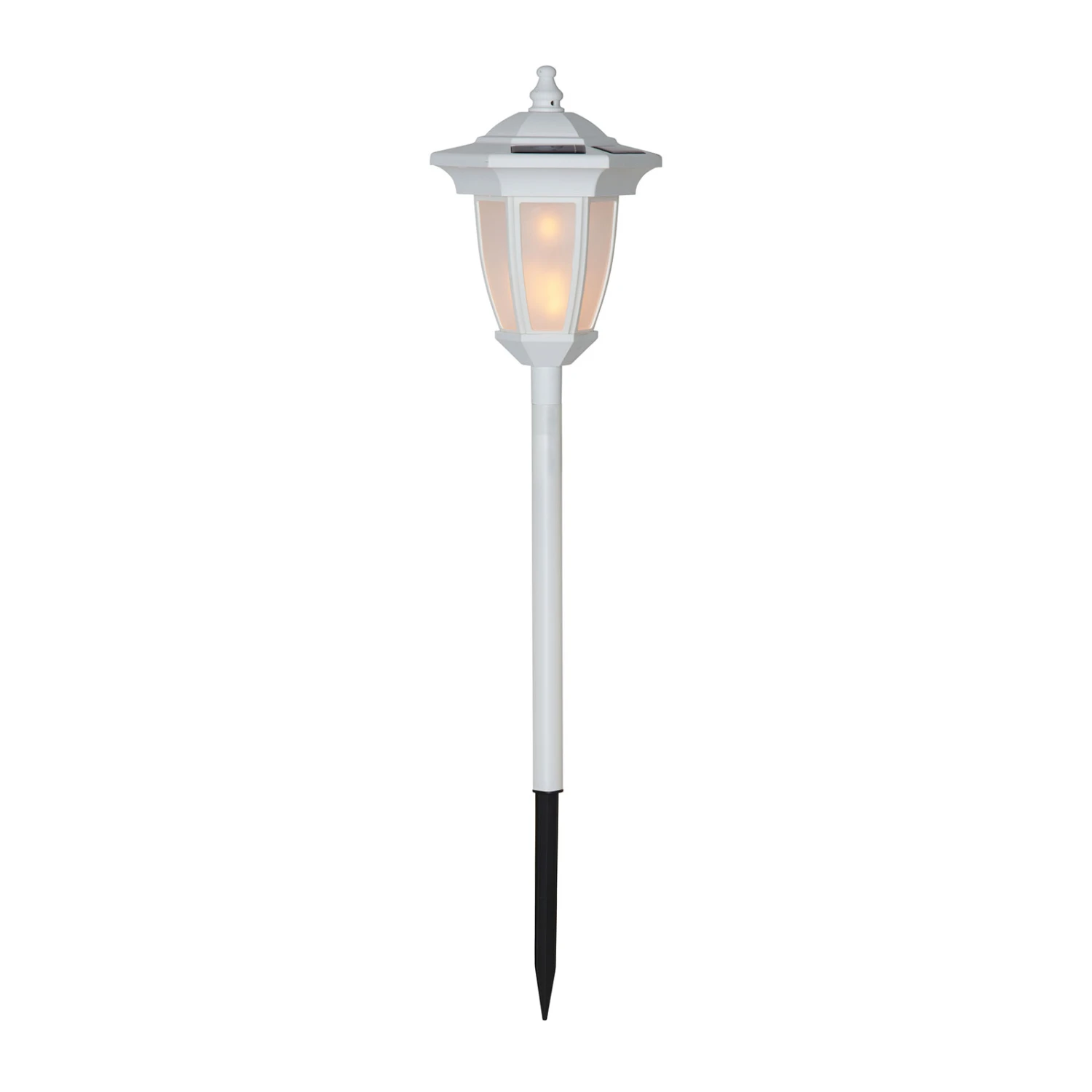 LED-Solarleuchte Flame, 4 In 1, Weiß 7 LED-Solarleuchte Flame, 4 In 1, Weiß – Bild 7