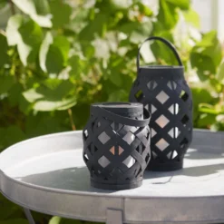 LED-Laterne Flame Lantern, Schwarz, Höhe 16 Cm -Heimbeleuchtung 1523868 3