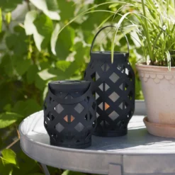 LED-Laterne Flame Lantern, Schwarz, Höhe 16 Cm -Heimbeleuchtung 1523868 4