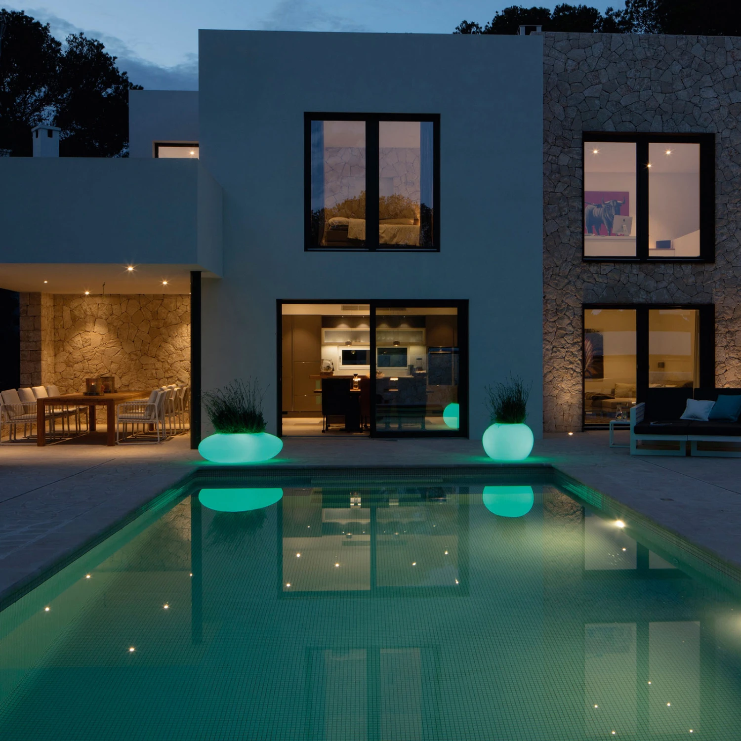 Dekolampe Storus III LED RGB+CCT Bepflanzbar Weiß 5 Dekolampe Storus III LED RGB+CCT Bepflanzbar Weiß – Bild 5