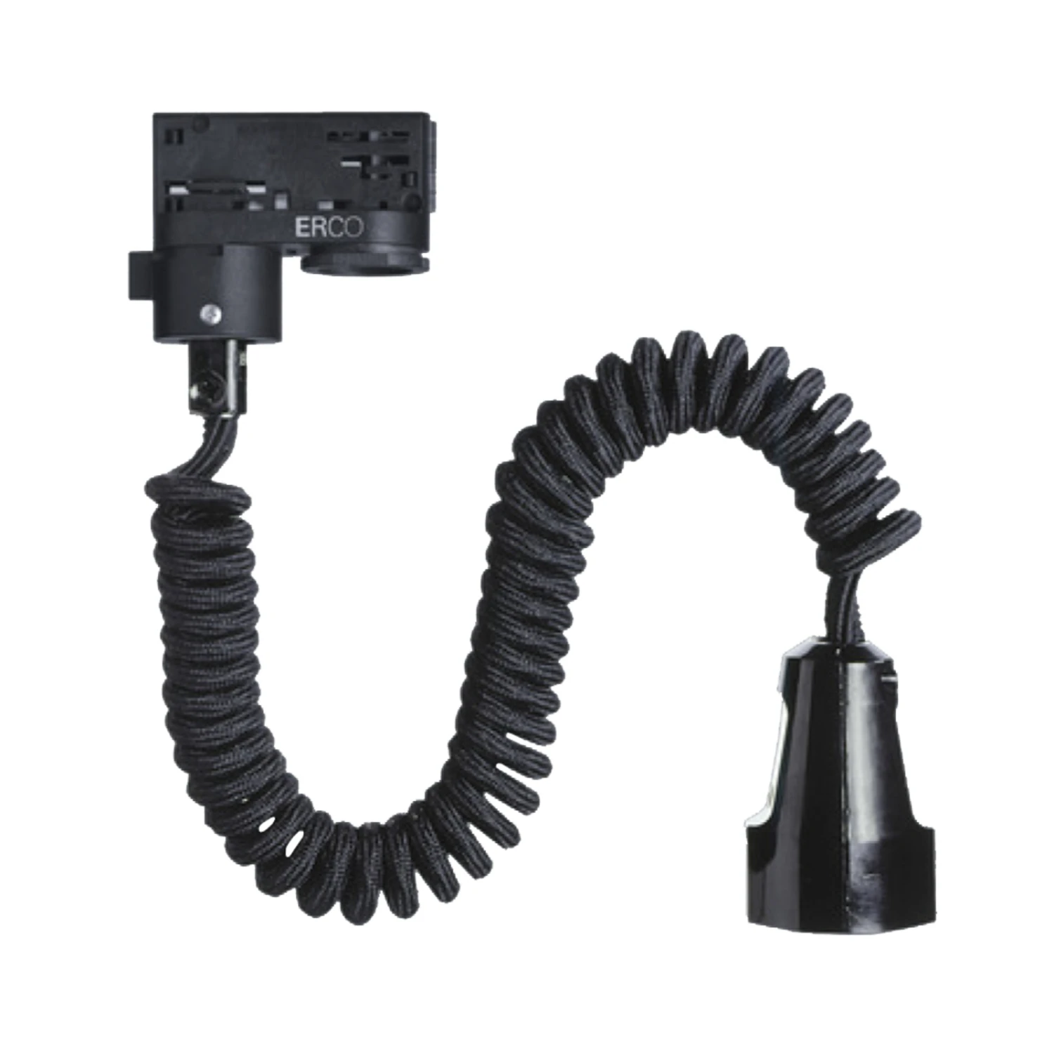 ERCO 3-Phasen-Adapter Leitung Schuko-Dose, Schwarz 2 ERCO 3-Phasen-Adapter Leitung Schuko-Dose, Schwarz – Bild 2