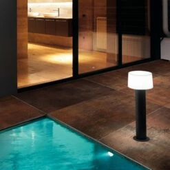 Sockelleuchte Muffin Mit Gerilltem Schirm, 55,9 Cm 5 Sockelleuchte Muffin Mit Gerilltem Schirm, 55,9 Cm -Heimbeleuchtung 3505444 2