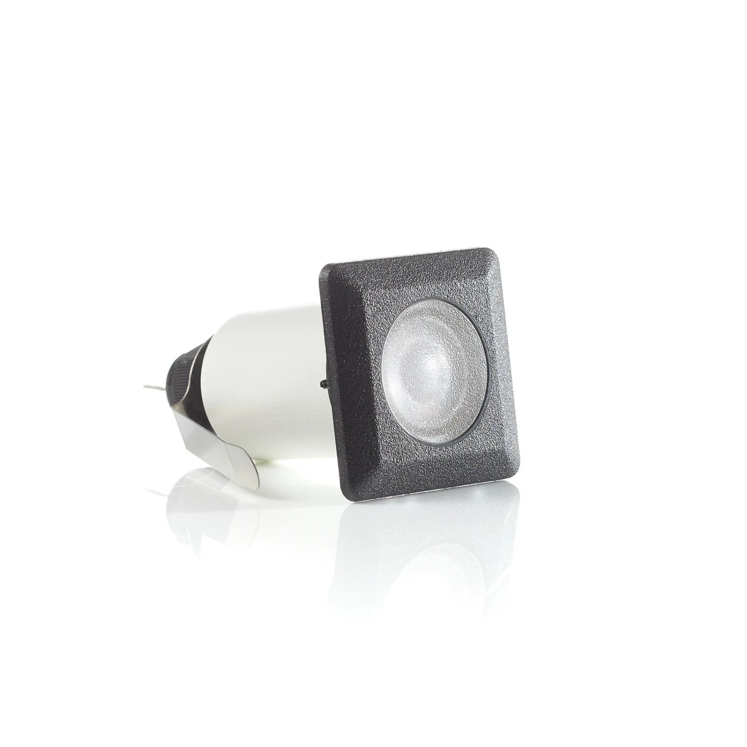 Einbauleuchte Teresa Eckig Schwarz/frosted 3.000K 3 Einbauleuchte Teresa Eckig Schwarz/frosted 3.000K – Bild 3