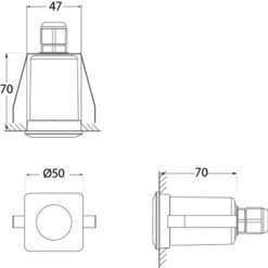 Einbauleuchte Teresa Eckig Schwarz/frosted 3.000K 13 Einbauleuchte Teresa Eckig Schwarz/frosted 3.000K -Heimbeleuchtung 3538143 6