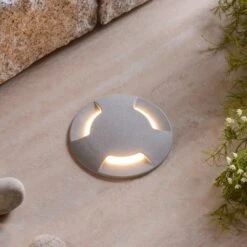 LED-Boden-Einbauleuchte Ceci 120-3L Grau CCT -Heimbeleuchtung 3538195 2