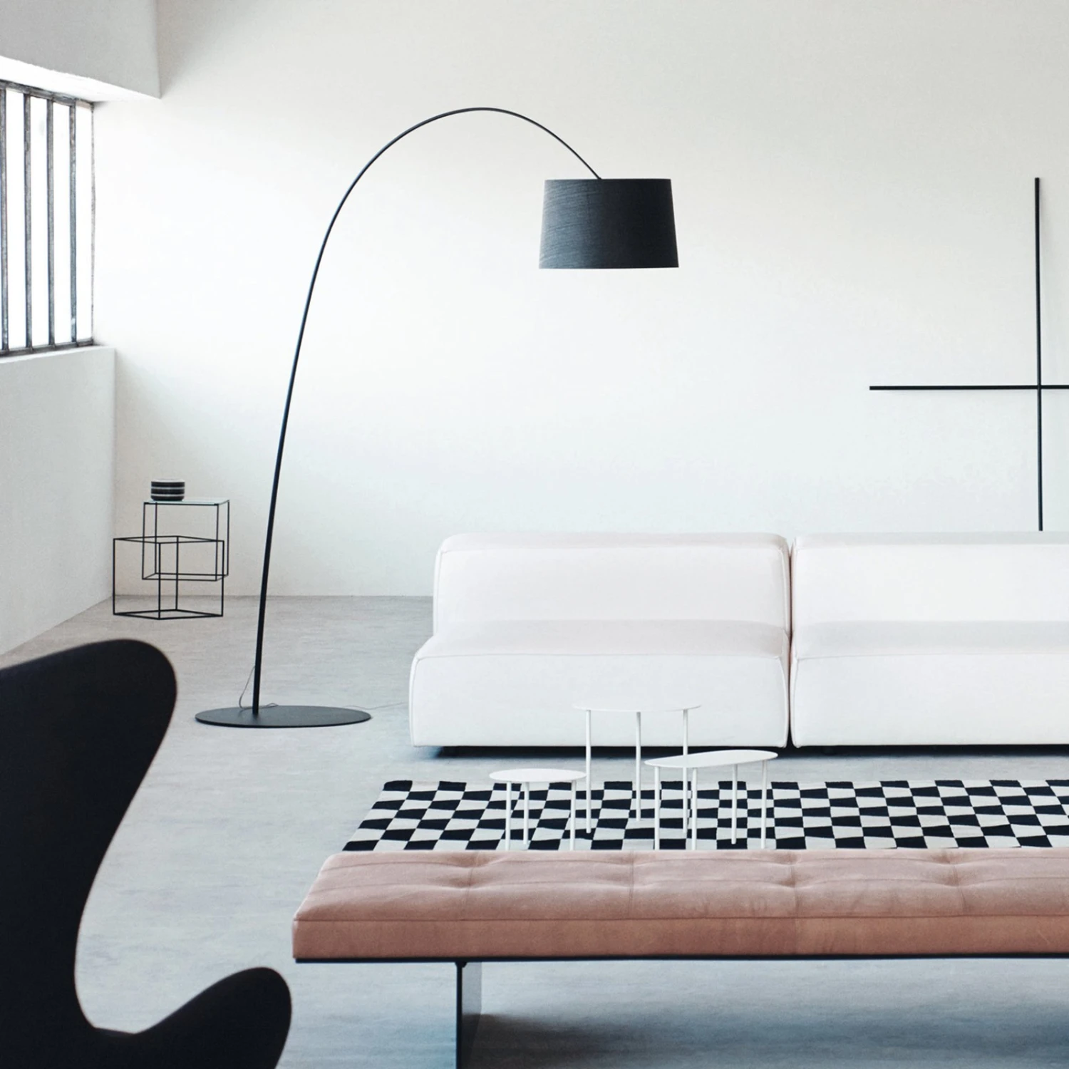 Foscarini Twiggy Bogenleuchte Mit Dimmer, Schwarz 3 Foscarini Twiggy Bogenleuchte Mit Dimmer, Schwarz – Bild 3