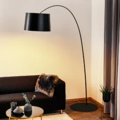 Foscarini Twiggy Bogenleuchte Mit Dimmer, Schwarz