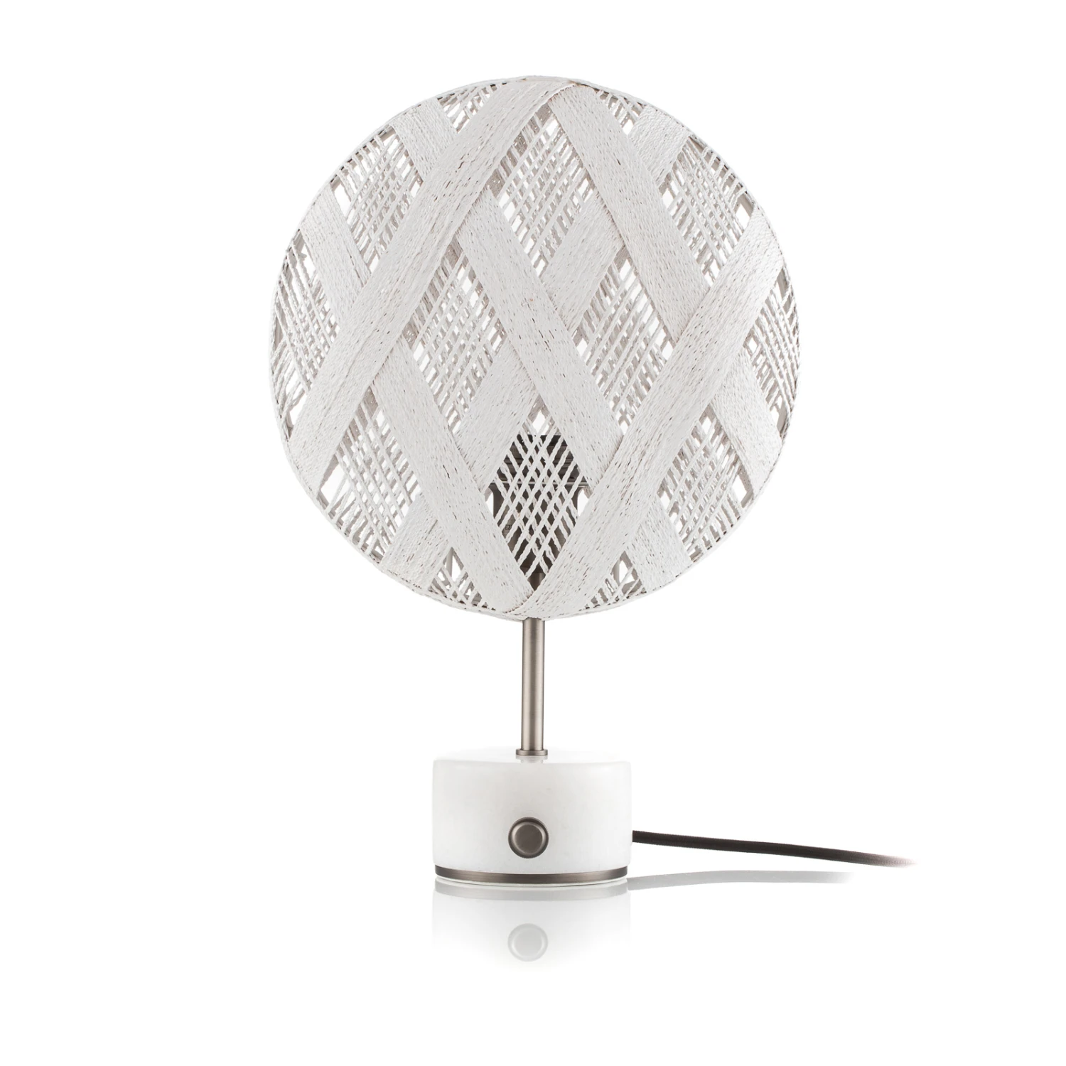 Forestier Chanpen S Diamant Tisch Silber/weiß 3 Forestier Chanpen S Diamant Tisch Silber/weiß – Bild 3