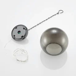 Lindby Tjelle LED-Solar-Hängeleuchte, Kugel -Heimbeleuchtung 4018299 7