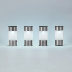 Lindby Jocob LED-Solarlampe M. Erdspieß, 4er-Set -Heimbeleuchtung 4018390 2