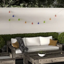 Lindby Raean LED-Solar-Lichterkette, Bunt -Heimbeleuchtung 4018397 3