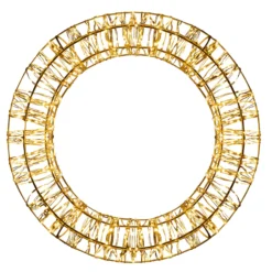 LED-Weihnachtskranz, Gold, 600 LEDs, Ø 40cm