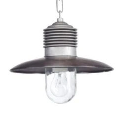 Stabile Außen-Hängeleuchte Klaus Alu/kupfer