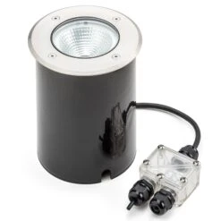 Konstsmide Tuva - LED-Bodeneinbauspot In Runder Form, IP65 -Heimbeleuchtung 5522530 2