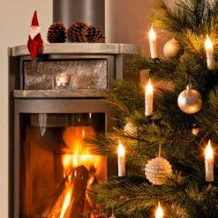 20-flg. Lichterkette Mit Weißer Wachsoptik 14,8m -Heimbeleuchtung 5524172 2