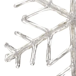 Leuchtende LED Schneeflocke, Warmweiß 40cm -Heimbeleuchtung 5524222 3