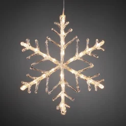 Leuchtende LED Schneeflocke, Warmweiß 40cm -Heimbeleuchtung 5524222 4