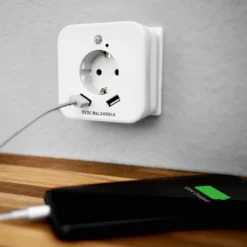 LED-Nachtlicht SLED02 Mit Sensor Und USB-Buchsen -Heimbeleuchtung 5543029 2